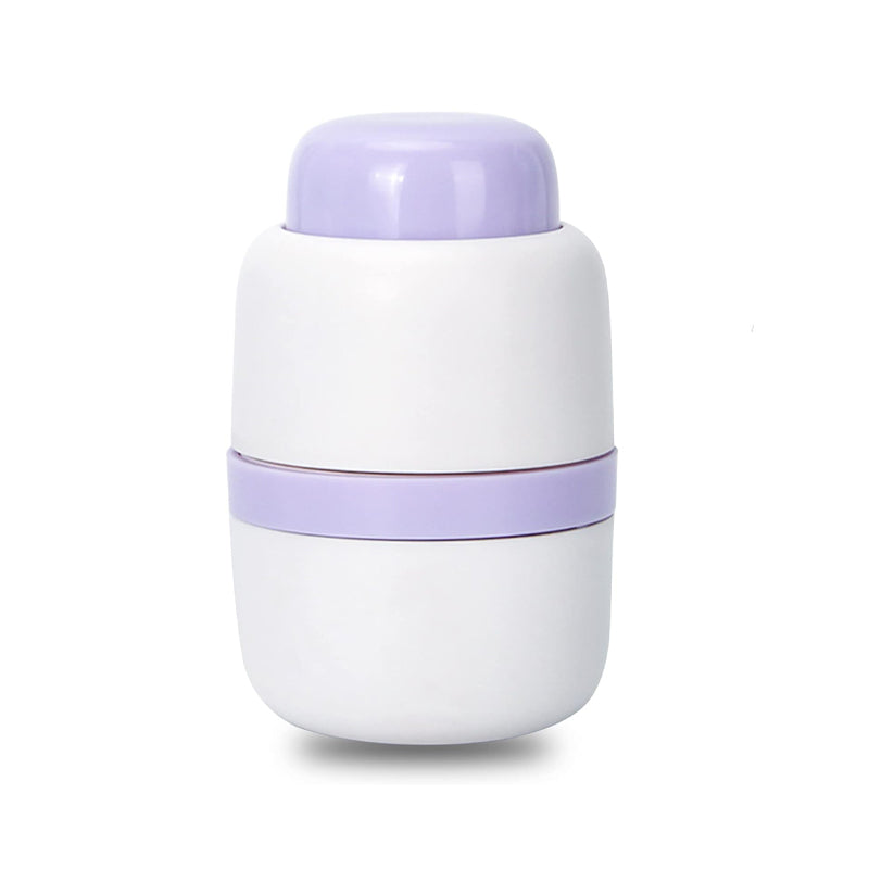 portable 2-in-1 pill box with cutter, view 3 - MRSLM