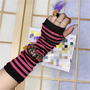 summer striped cotton sun protection sleeves, view 8 - MRSLM