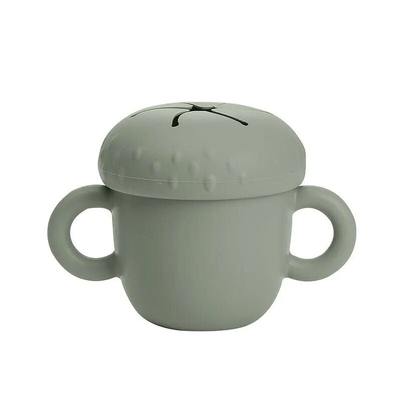 Silicone toddler snack cup, view 4 - MRSLM