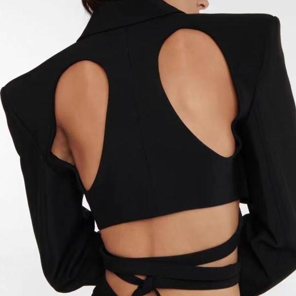 women's slim blazer, view 4 - MRSLM
