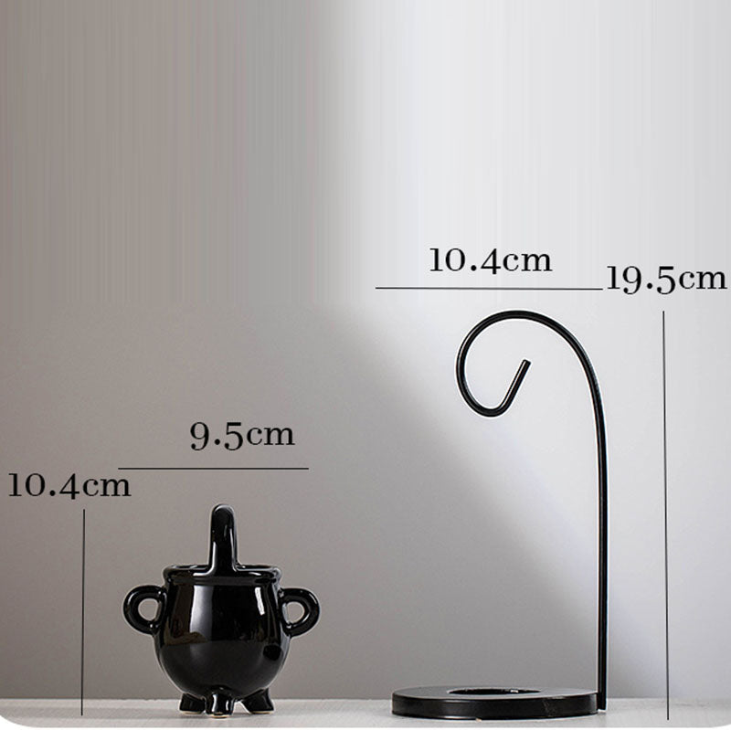 Iron frame hook oil burner, view 8 - MRSLM