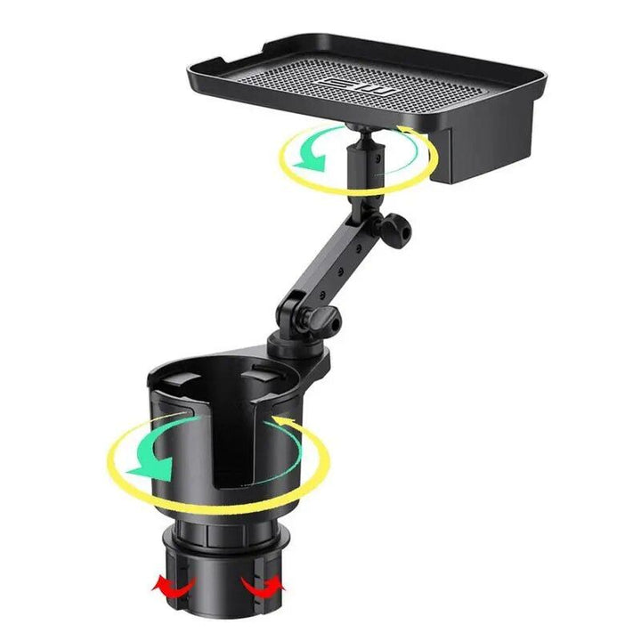 2-in-1 Universal Car Tray and Cup Holder Expander