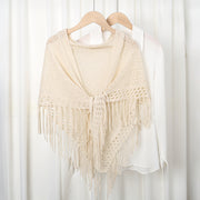 Knitted cardigan shawl, view 6 - MRSLM