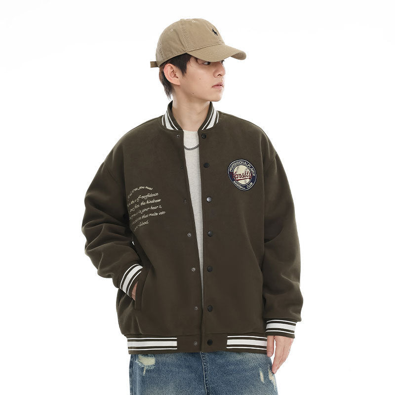 Men's retro embroidered jacket, view 2 - MRSLM