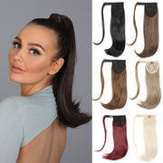 synthetic straight wraparound ponytail - MRSLM