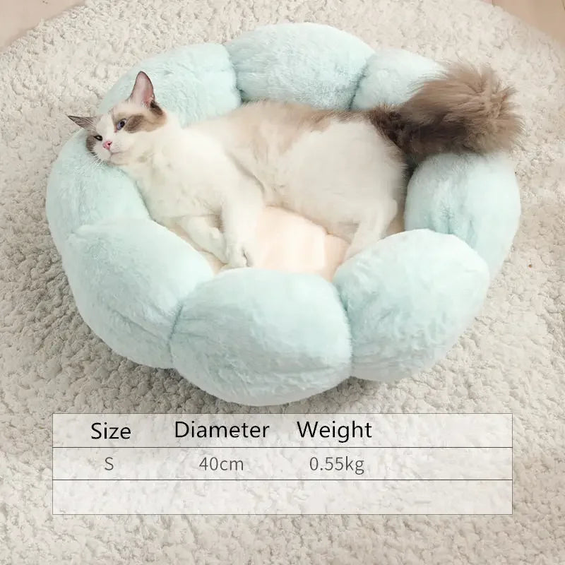 Round flower pet bed, view 2 - MRSLM