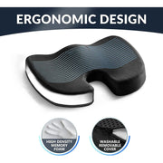 gel memory foam coccyx seat cushion, view 10 - MRSLM