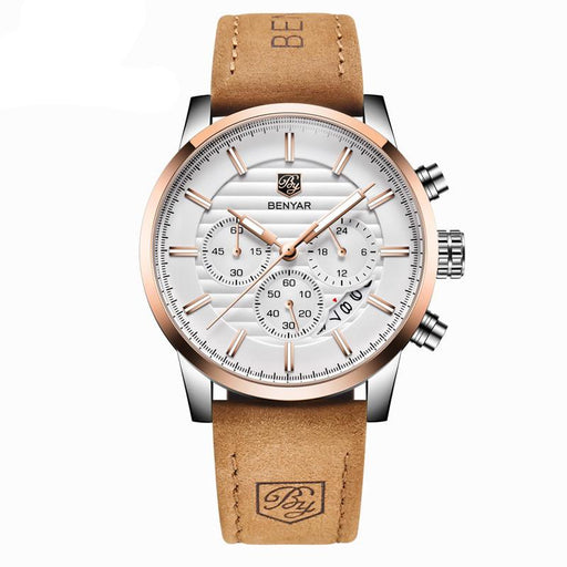 men's gold-tone quartz watch - MRSLM