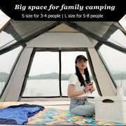 instant setup waterproof camping tent, view 6 - MRSLM