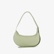 Leather baguette shoulder bag, view 3 - MRSLM