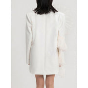 women's mesh blazer, view 6 - MRSLM