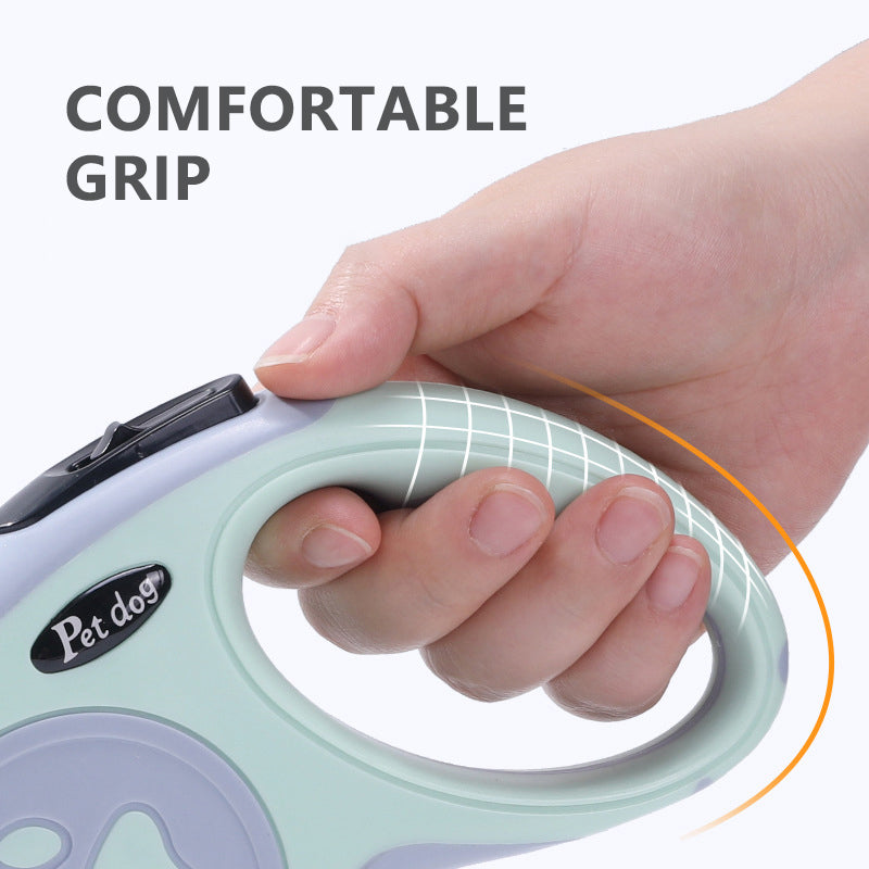 retractable nylon dog leash, view 9 - MRSLM