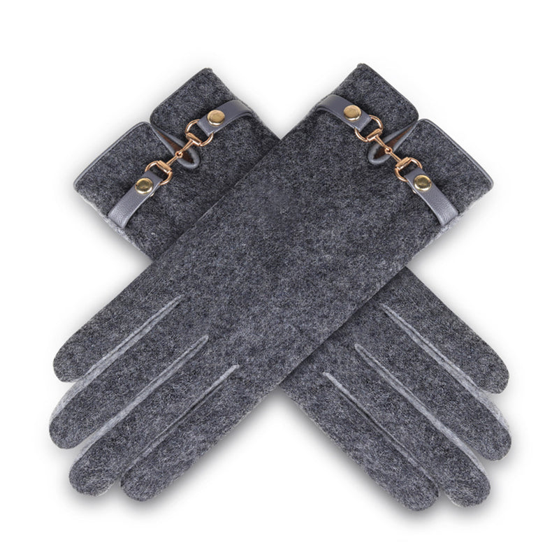 women's autumn winter cashmere gloves, view 4 - MRSLM