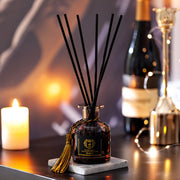 rattan aromatherapy reed diffuser, view 2 - MRSLM