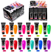 12 color sequin nail extension set, view 4 - MRSLM