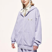 unisex brushed zip up hoodie - MRSLM