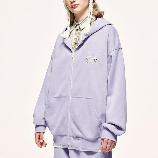 unisex brushed zip up hoodie - MRSLM