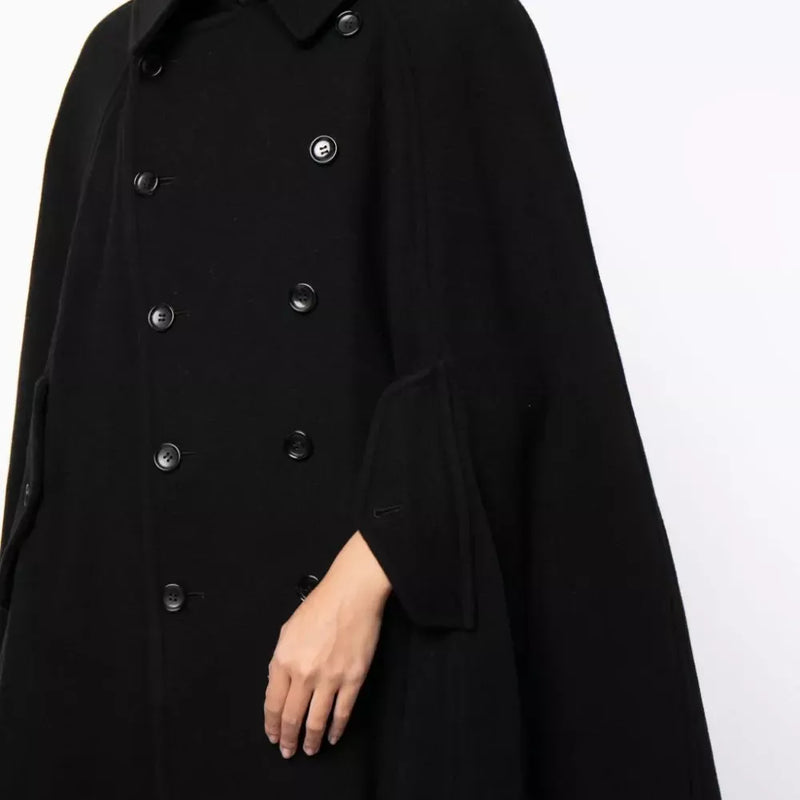 elegant cape style shawl overcoat, view 5 - MRSLM