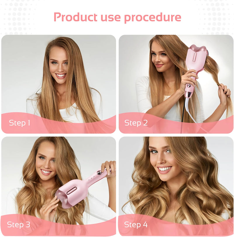 portable cat head curling iron, view 4 - MRSLM