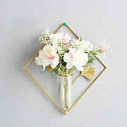 Gold wall-mounted hydroponic flower pot, view 7 - MRSLM