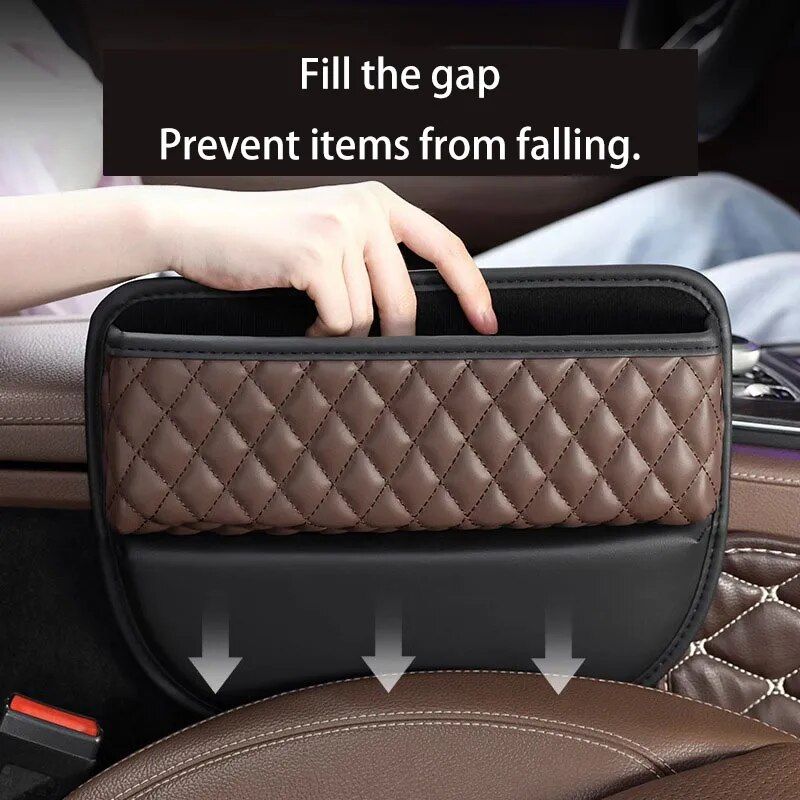 Universal Car Seat Gap Organizer – Storage Pocket Box for Vehicle Side Seats