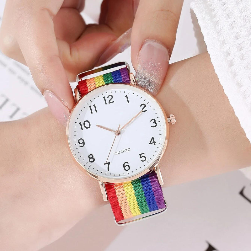 rainbow quartz women's wristwatch, view 5 - MRSLM