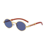 vintage oval sunglasses, view 2 - MRSLM