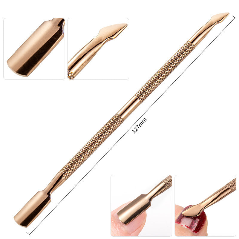 stainless steel cuticle pusher, view 9 - MRSLM