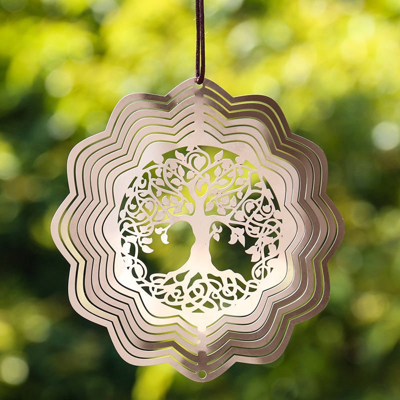 tree of life wind spinner, view 2 - MRSLM