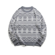 men's loose casual pullover sweater, view 5 - MRSLM