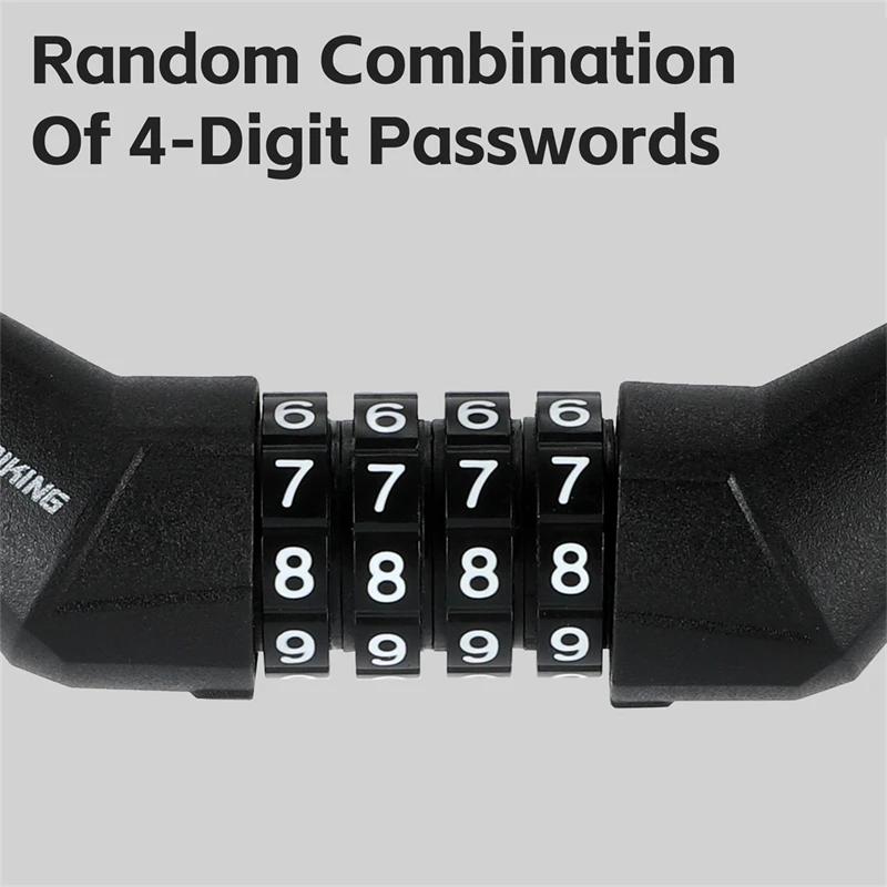 4-digit anti-theft bicycle lock, view 5 - MRSLM