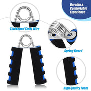 spring hand grip strengthener, view 3 - MRSLM
