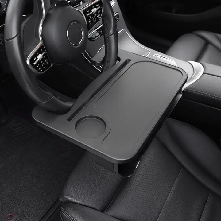 Multi-Use Car Steering Wheel Tray & Seat Gap Organizer