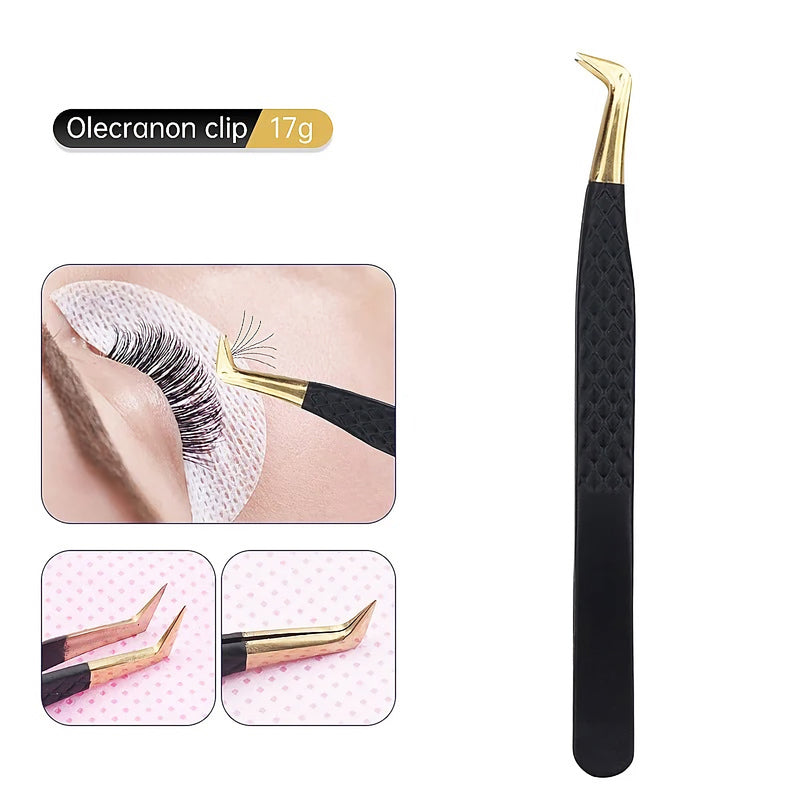 Stainless Steel Eyelash Tweezers