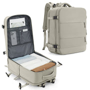 nylon travel backpack, view 3 - MRSLM