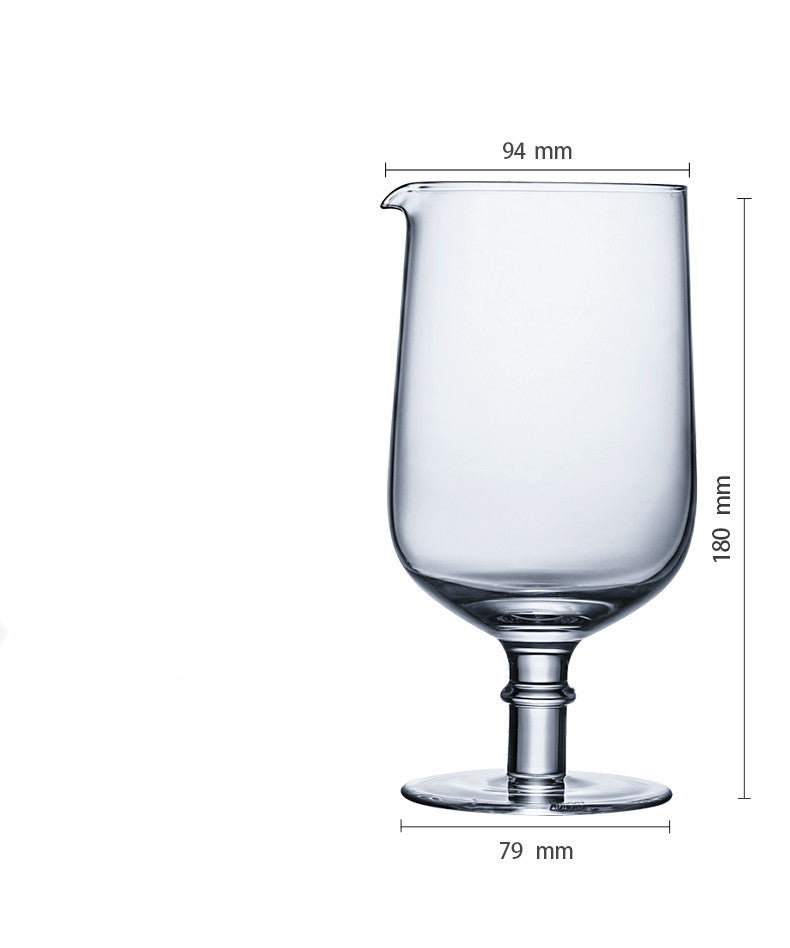 lead-free crystal cocktail mixing cup, view 6 - MRSLM