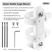 Adjustable bicycle water bottle holder, view 2 - MRSLM