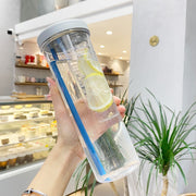 large capacity portable straw cup, view 5 - MRSLM