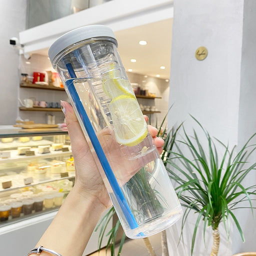 large capacity portable straw cup, view 5 - MRSLM