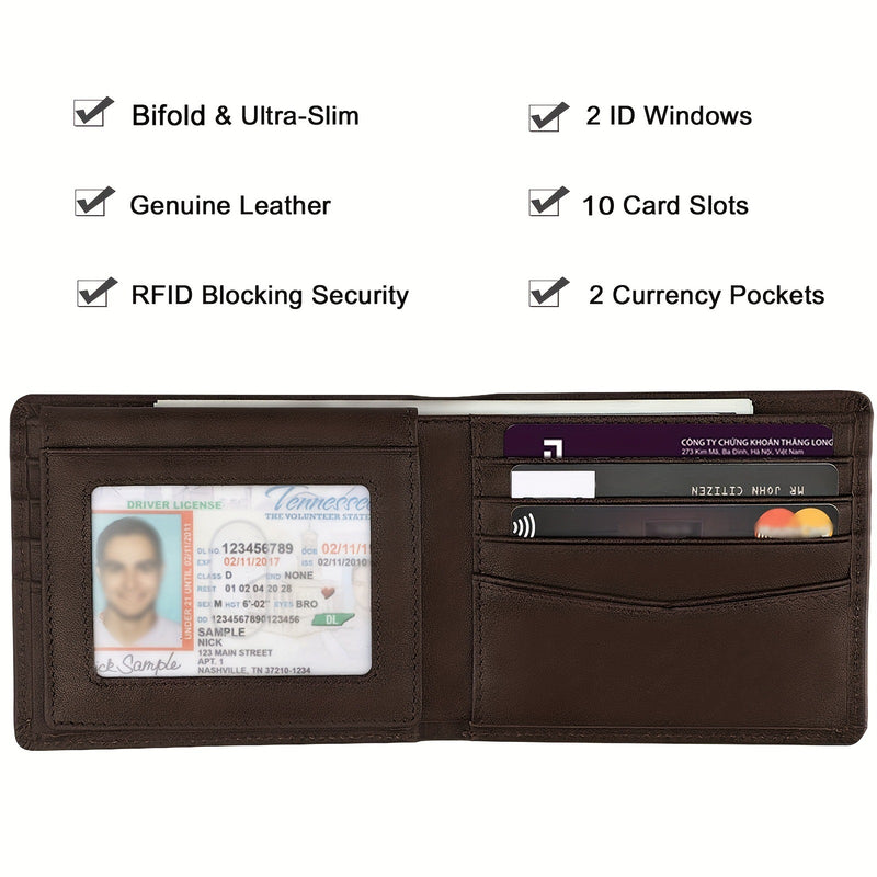 three-fold men's wallet, view 4 - MRSLM