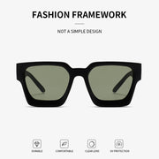 retro oversize square sunglasses, view 6 - MRSLM
