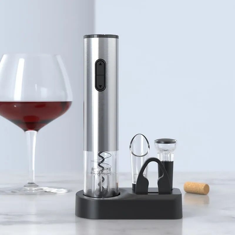 Electric wine and beer bottle opener, view 2 - MRSLM