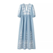 backless lace-up dress, view 4 - MRSLM