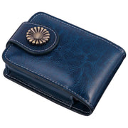 mini portable leather makeup bag with mirror, view 9 - MRSLM