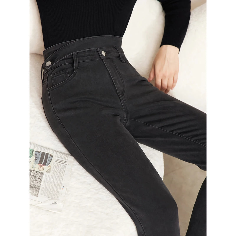 slim high waist jeans for women, view 5 - MRSLM