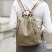 large capacity genuine leather backpack - MRSLM