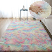 plush gray area rug, view 4 - MRSLM