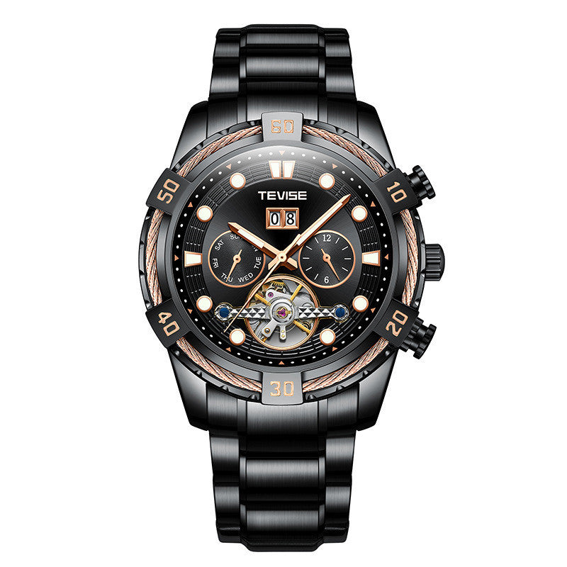 men's multi-function mechanical watch, view 5 - MRSLM
