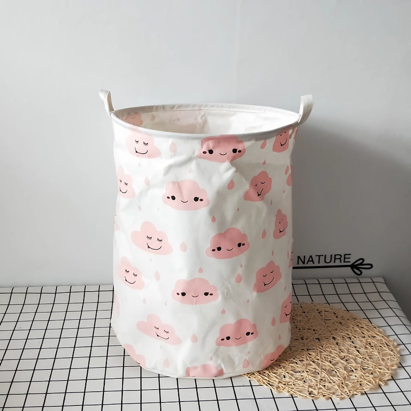 large foldable laundry basket, view 3 - MRSLM