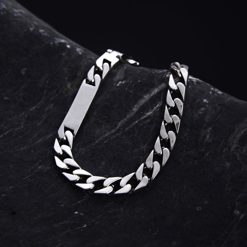 s925 silver retro punk bracelet, view 3 - MRSLM